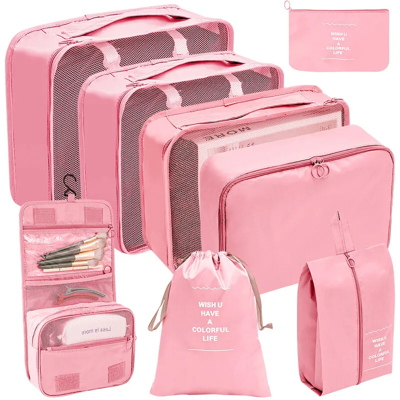 Travel Organizer Bag - 8 pcs